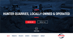 Desktop Screenshot of hunterquarries.com.au